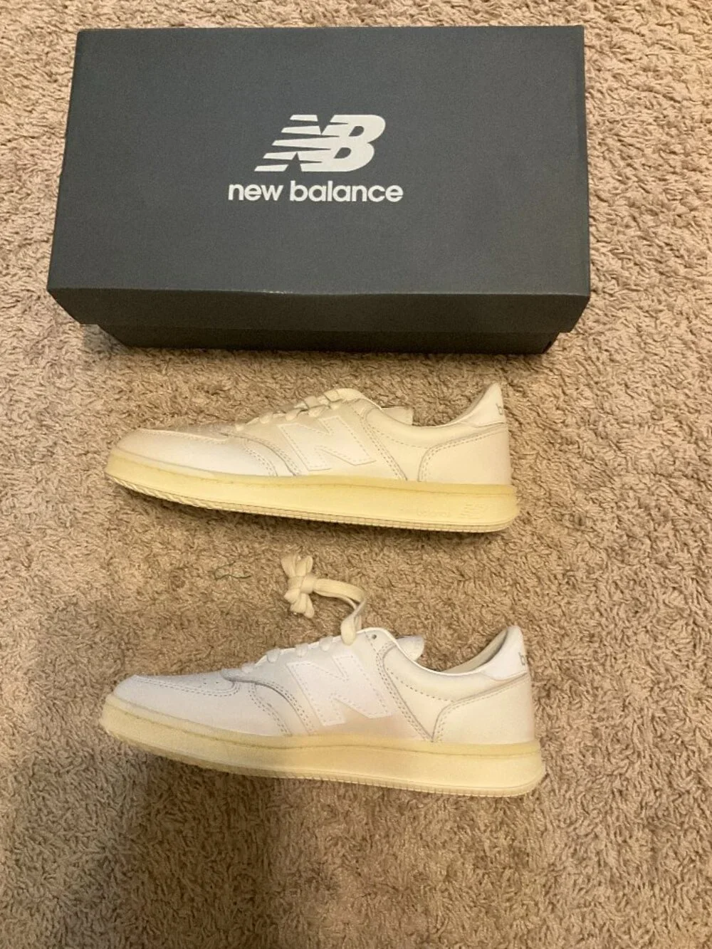 j.crew x new balance t500 unisex sneakers. size: mens - 7 1/2 M, Womens - 9M.
